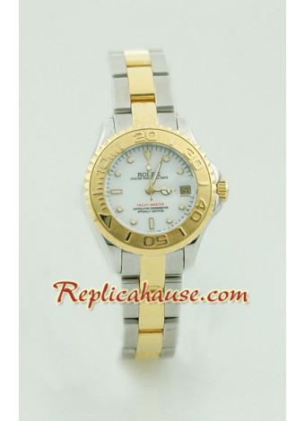 Rolex Yacht Master Two Tone Ladies Size ROLX859