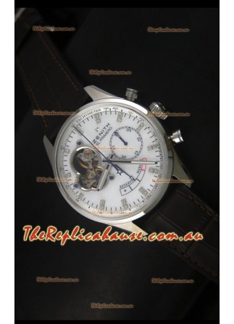 Zenith El Primero Chronomaster Handwind Power Reserve 42MM Replica Watch White Dial