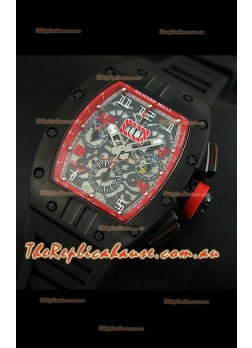 Richard Mille RM011 Filipe Massa PVD Casing Edition Swiss Replica Watch