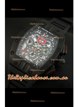 Richard Mille RM011 Filipe Massa Edition PVD Casing Swiss Replica Watch