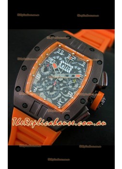 Richard Mille RM011 Filipe Massa PVD Casing Edition Swiss Replica Watch