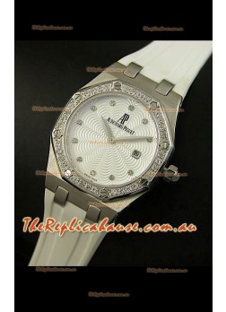 Audemars Piguet Royal Oak Ladies Quartz Replica Watch in Steel Case