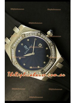 Audemars Piguet Royal Oak Ladies Quartz Replica Watch in Steel Case