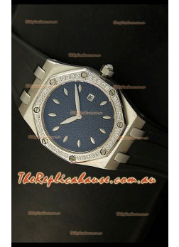 Audemars Piguet Royal Oak Ladies Quartz Replica Watch in Steel Case