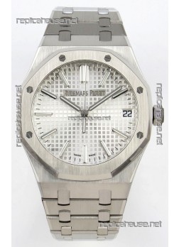 Royal Oak 15510 Steel Dial FREE SPRUNG MVMNT Super Clone Watch 