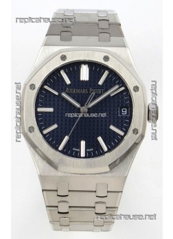 Royal Oak 15510 Blue Dial FREE SPRUNG MVMNT Super Clone Watch 