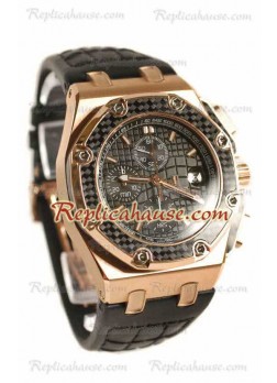 Audemars Piguet Juan Pablo Montoya Black Dial Swiss Wristwatch ADPGT127