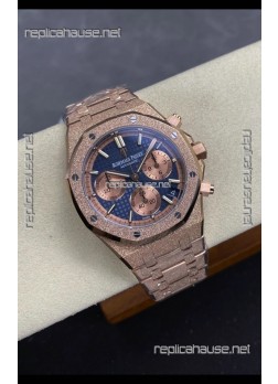 Royal Oak Chrono 26240 Frosted Rose Gold Super Clone Watch