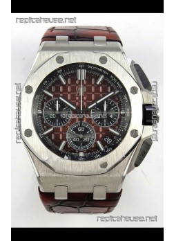 Royal Oak Offshore Chronograph 26420 Brown Dial Super Clone Watch 