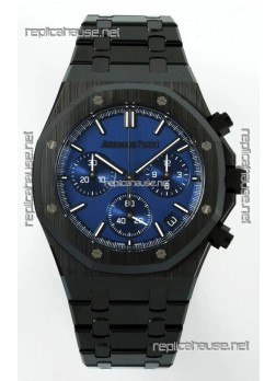 Royal Oak Chrono 26240 Black Ceramic Blue Dial Super Clone Watch 