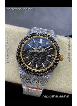 Royal Oak 15400 Iced Out Super Clone Edition 1 Super Clone Watch 