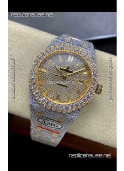 Royal Oak 15400 Iced Out Super Clone Edition 3 Super Clone Watch 
