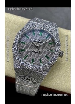 Royal Oak 15400 Iced Out Super Clone Edition 5 Super Clone Watch 