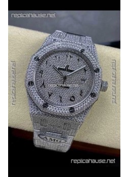 Royal Oak 15400 Iced Out Super Clone Edition 11 Super Clone Watch 