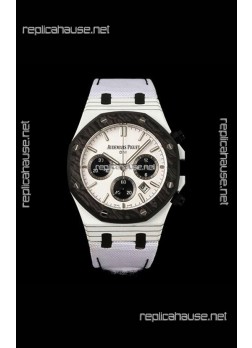 Royal Oak  Black & White Voidline DiW 26240 Carbon NTPT Casing Super Clone Watch 