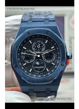 Royal Oak Perpetual Calendar Super Clone Blue Ceramic Replica Watch