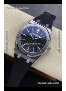 Royal Oak 15510 41mm Black Dial Super Clone Watch 