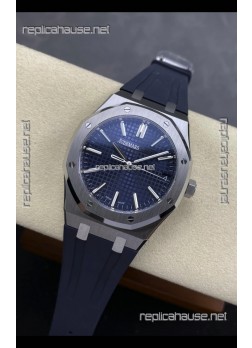 Royal Oak 15510 41mm Blue Dial Super Clone Watch 