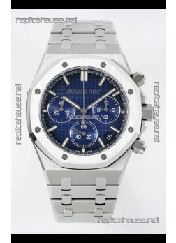 Royal Oak Chrono 26240 Blue Dial Steel Caing Super Clone Watch 