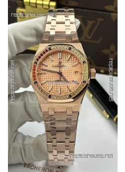 Royal Oak 37MM Champange Dial Watch in 3120 Movement Super Clone Watch 