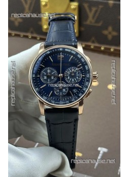 AP CODE 11.59 26393 Rose Gold Chrono Blue Dial Super Clone Watch 