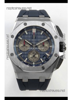 Royal Oak Offshore Chronograph 26420 Titanium Blue Dial Super Clone Watch 