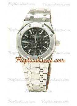 Audemars Piguet Royal Oak Swiss Wristwatch in Black Dial ADPGT91