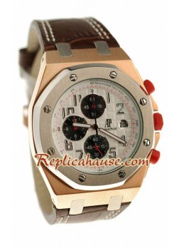 Audemars Piguet Royal Oak Offshore Two Tone Quartz Wristwatch ADPGT49