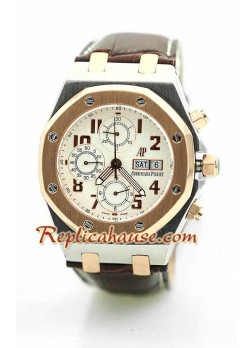 Audemars Piguet Royal Oak City Sails Gold Plated Swiss Wristwatch ADPGT05