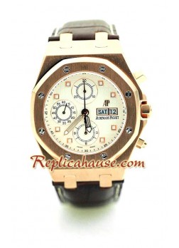 Audemars Piguet Royal Oak City of Sails 18K Pink Gold Casing Wristwatch ADPGT03