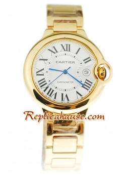 Ballon Blue De Cartier Yellow Gold Wristwatch CTR20