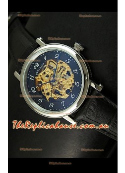 Breguet Classique Japanese Automatic Watch in Gold Skeleton Dial - Arabic Hour Numerals