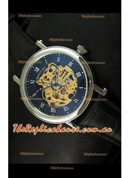 Breguet Classique Japanese Automatic Watch in Gold Skeleton Dial - Arabic Hour Numerals