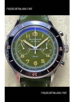 Blancpain Air Command Steel Casing Black Bezel Super Clone Watch 