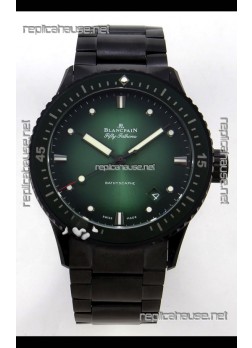 Blancpain Fifty Fathoms Ceramic Case Green Dial Super Clone Watch 