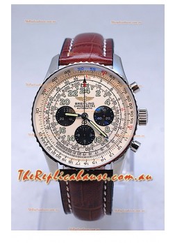 Breitling Navitimer Cosmonaute Swiss Replica Watch Steel Case