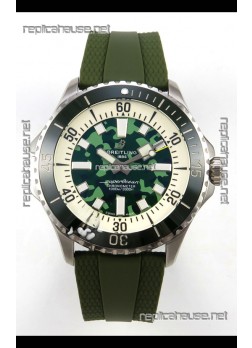SuperOcean 46 E10379D31L1S1 Super Diver Green CAMO Super Clone Watch 