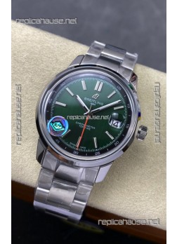 Top Time B31 38mm Green Dial Steel Strap Super Clone Watch 