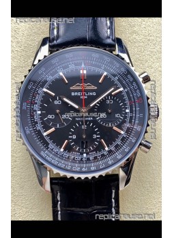 Breitling Navitimer B01 Chronograph 43 Black Dial Super Clone Watch 