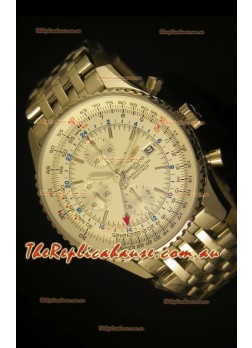 Breitling Navitimer World GMT - 1:1 Mirror Ultimate Edition White Dial