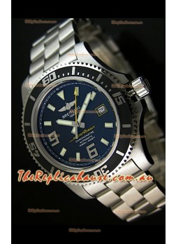 Breitling SuperOcean Abyss Swiss Replica Watch - 1:1 Mirror Replica - 44MM Yellow Markers