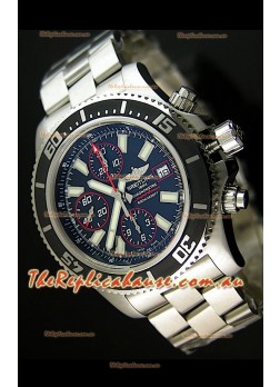 Breitling SuperOcean Abyss Swiss Chronograph Replica Watch - 1:1 Mirror Replica - 44MM Red Markers
