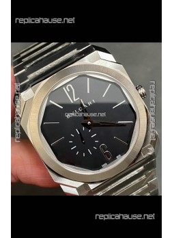 Octo Finissmo 7MM Thick Black Dial Super Clone Watch 