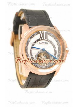 Calibre de Cartier Flying Tourbillon Wristwatch CTR24