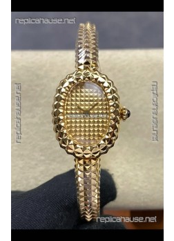 Baignoire De Cartier Yellow Gold Super Clone Quartz Replica Watch