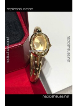 Baignoire De Cartier Yellow Gold Super Clone Quartz Replica Watch