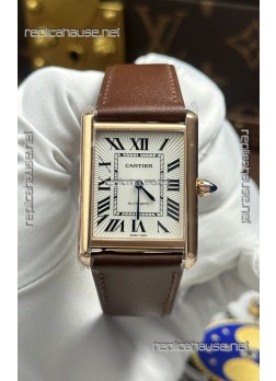 Cartier Tank Louis Automatic 27mm in Yellow Gold Super Clone Watch 