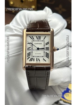 Cartier Tank Louis Automatic 27mm in Yellow Gold Super Clone Watch 