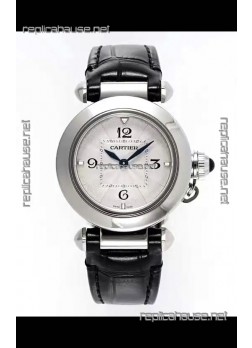 Pasha De Cartier Steel Casing Watch 30MM Super Clone Watch 
