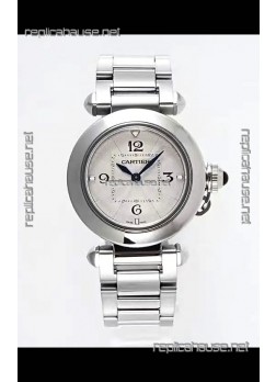 Pasha De Cartier Steel Casing Watch 30MM Super Clone Watch 